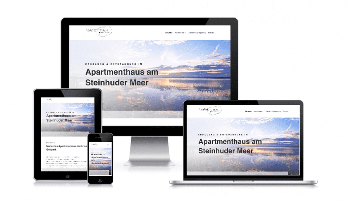Website für Ferienhaus / Ferienwohnung