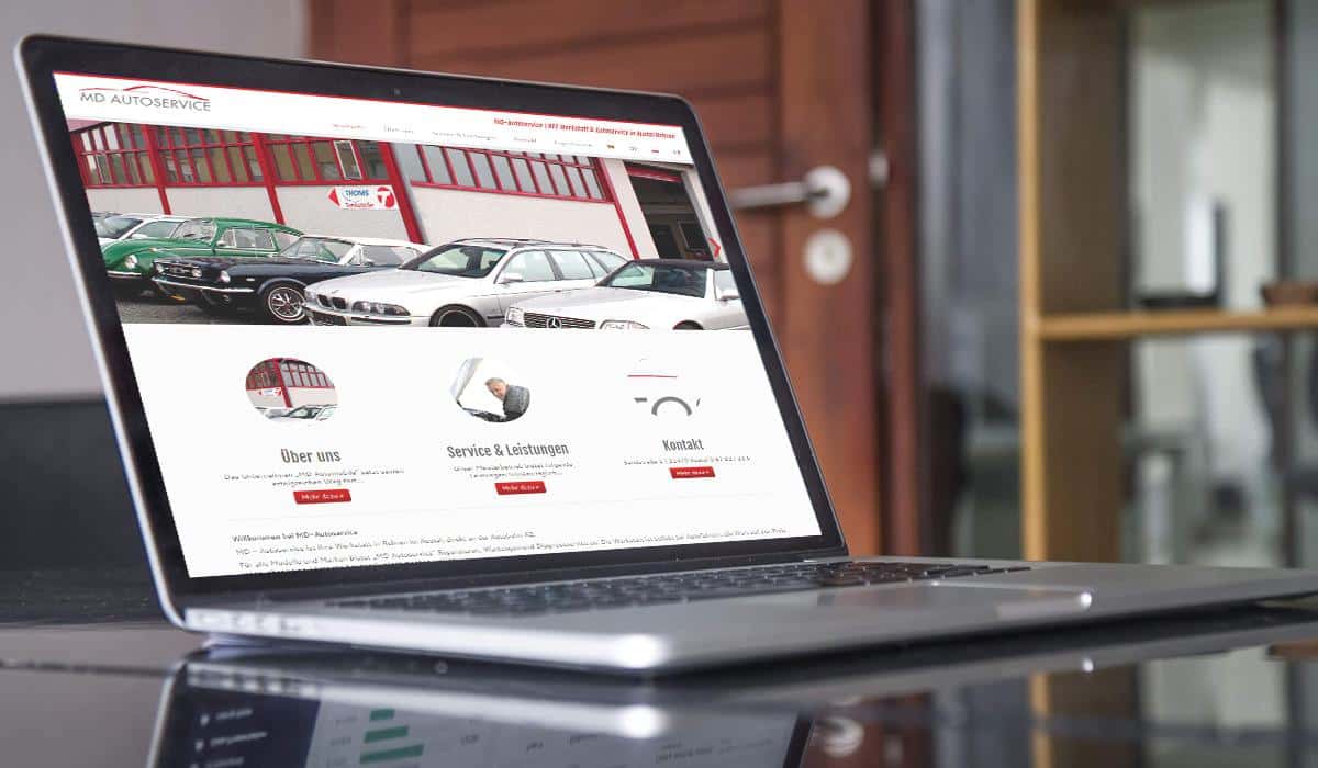 Website für KFZ-Werkstatt