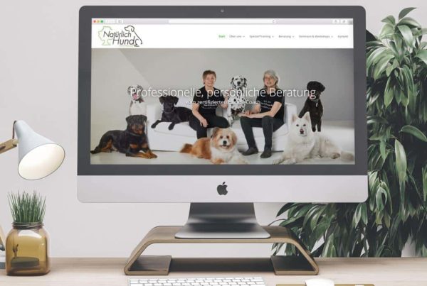 Website für Hundeschule