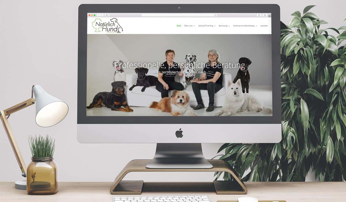 Website für Hundeschule