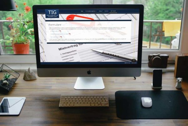 Website für Immobilienhandel