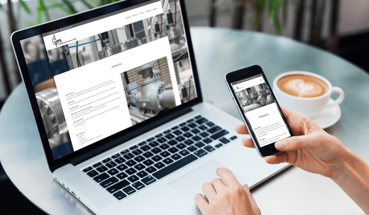 Website für Industrie-Unternehmen